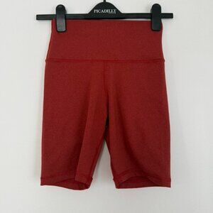 Aerie Chill Play Move Biker Shorts Red Size Small